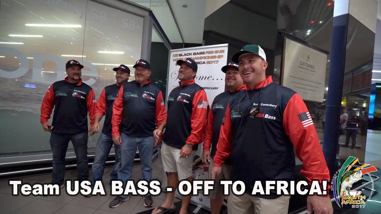 Were off to SOUTH AFRICA for the World Championship - Team USA BASS