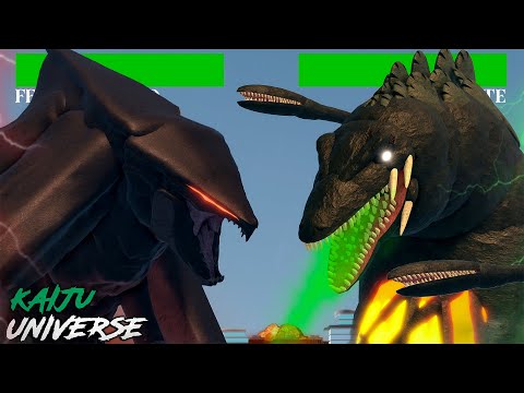 REBALANCE BATTLE! Biollante vs Female Muto Fight with healthbars
