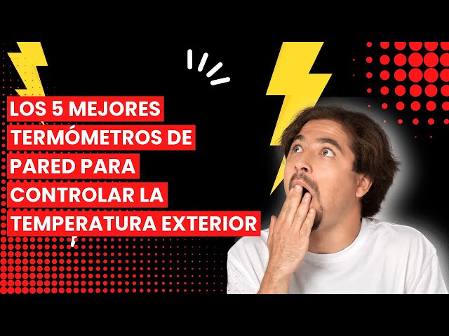 Vídeo relacionado con Medidor de temperatura - Termómetro para exteriores Termómetro decorativo con estatua de oso negro | Monitor meteorológico de doble escala Celsius y | de resina impermeable para
