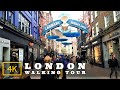 London Walking Tour 4K Piccadilly Circus To Oxford Street Via Regent Street And Carnaby Street