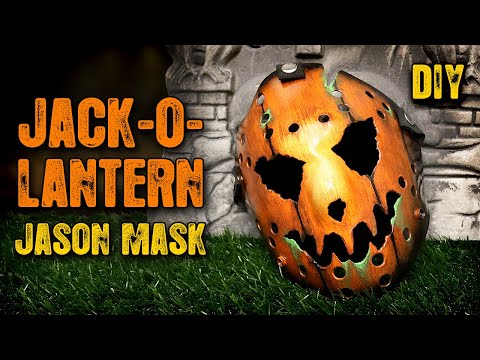 Jack-O-Lantern Jason Mask - Halloween DIY