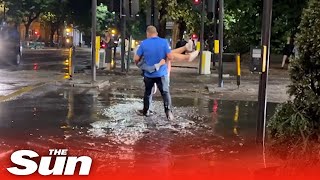 UK hit with extreme floods after blistering heatwave