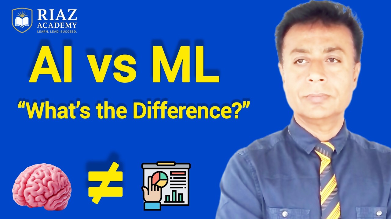 AI vs Machine Learning Explained (Simple & Clear Difference)