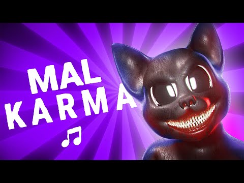Cartoon Cat - 'Mal Karma' (Español)