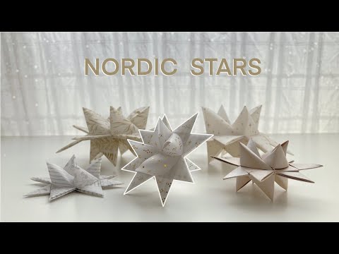 Nordic Stars , essential oil diffuser, DIY PAPER STARS