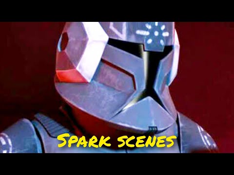 All clone trooper Spark scenes - The Clone Wars