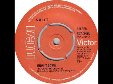 UK New Entry 1974 (252) Sweet - Turn It Down
