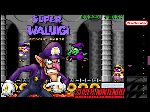 Super Waluigi: Rescue Wario - Super Mario World Romhack (SNES)