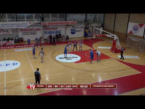 HKK Zrinjski vs KK Leotar - 23. kolo - KSBIH - 2020/2021