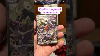 Cynthia has joined the collection!#pokemon #destinedrivals #pokemoncards #pokemoncollector