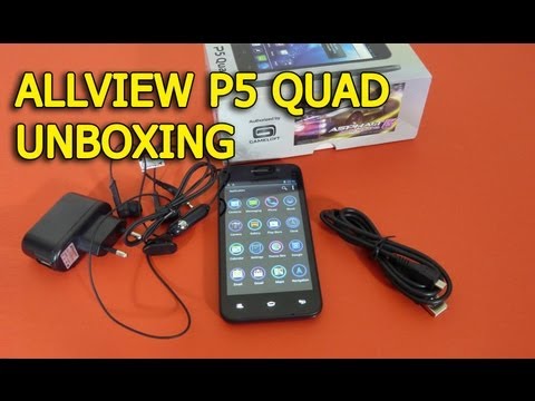 Allview P5 Quad Unboxing in Limba Romana - Mobilissimo.ro