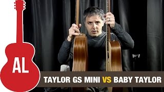 Video thumbnail for Taylor GS Mini Acoustic Guitar VS Baby Taylor by Acoustic Letter