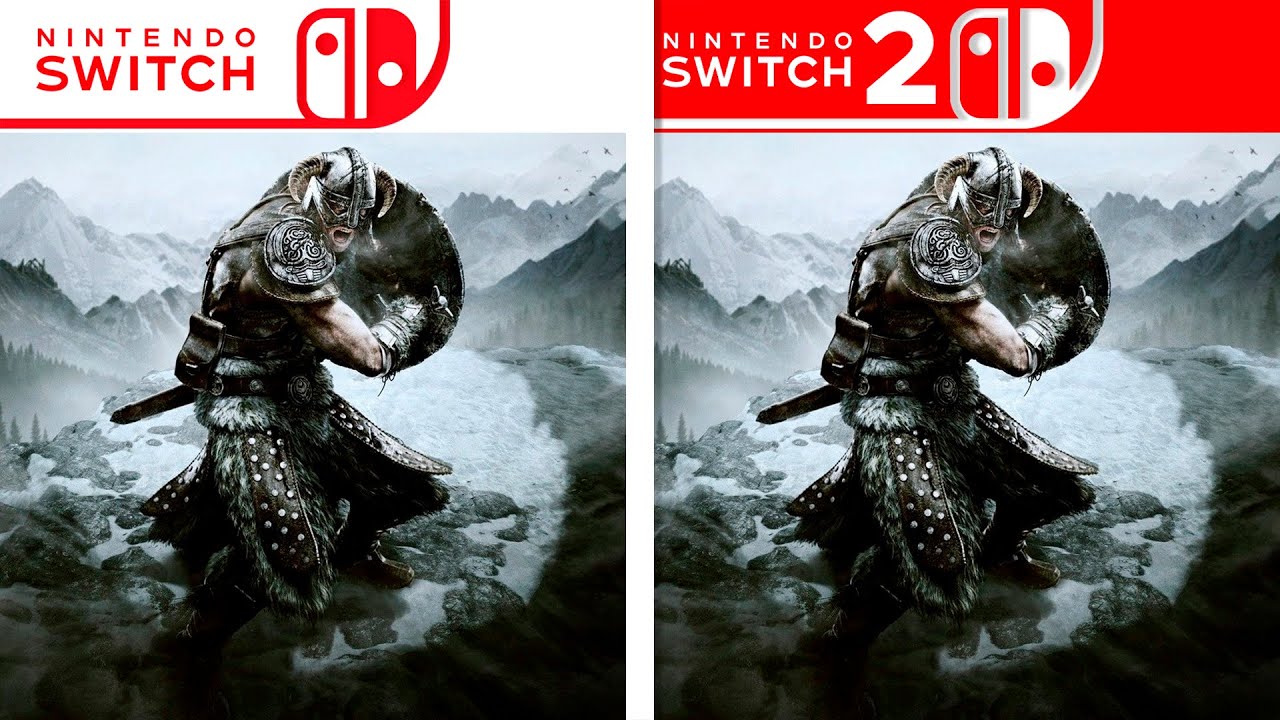 SKYRIM | Switch VS Switch 2 | Final Graphics Comparison