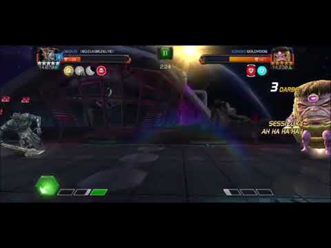 5 star corvus glaive vs 5 star m o d o k  marvel contest of champions mcoc