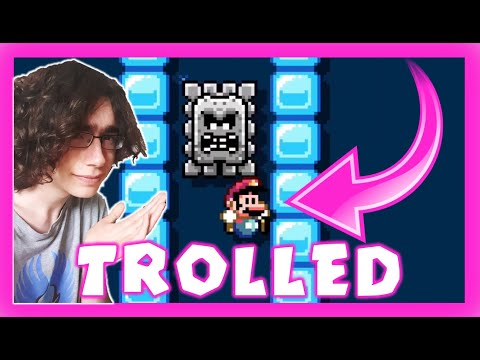 FALLING FOREVER? These New TROLL Levels Are CRAZY! Mario Maker 2 NEW UPDATE LEVELS!