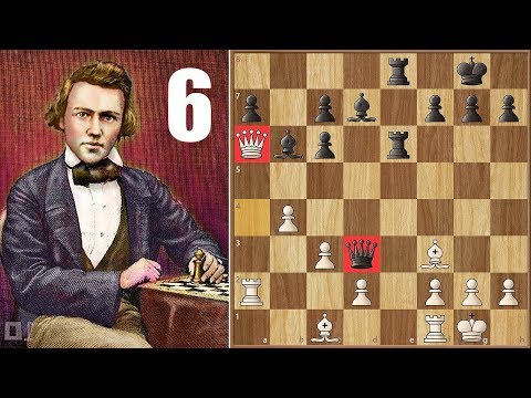 Legendary Game 6! || Paulsen vs Morphy (1857) || 1st American Chess Congress