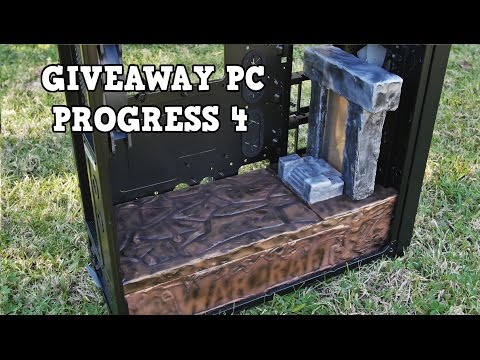 Custom Water cooled Gaming PC Build Giveaway World Wide - PROGRESS 4 DIY RESERVOIR Liquid Cooled