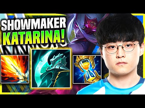 SHOWMAKER PERFECT GAME WITH KATARINA! - DWG ShowMaker Plays Katarina Mid vs Fiora! | Preseason 11