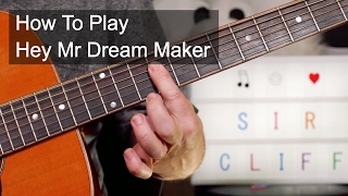 &#39;Hey Mr Dream Maker&#39; Cliff Richard Guitar Lesson