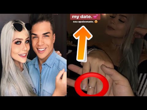 LUCAS SANTOS E SUA NAMORADA DAINARA PARIZ