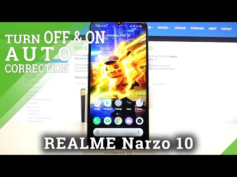 How to Manage Auto Correction on REALME Narzo 10 – Keyboard Adjustment