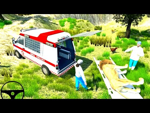 Emergency Animal Ambulance Rescue Driving #01 | Gaming 100 m