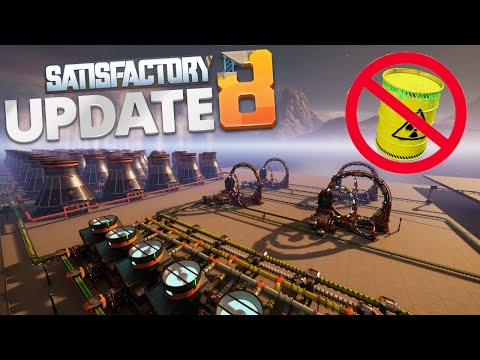 HOW TO DEAL WITH NUCLEAR WASTE - 100K POWER PROJECT FINALE - Satisfactory Lets Play -Relaxing Series