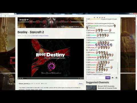 Destiny trolling puCK's chat - Starcraft 2