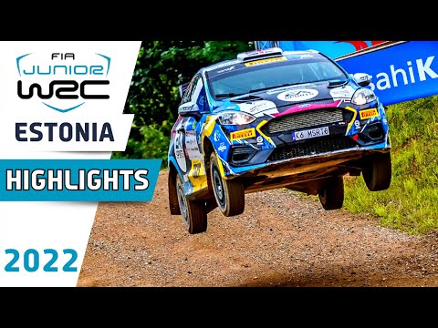WRC Rally Highlights : WRC Rally Estonia 2022 : Junior WRC Saturday