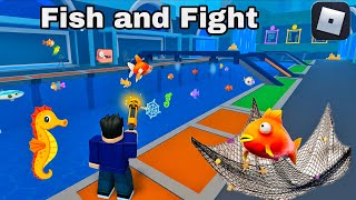 Fish and Fight || Simulator Game || Roblox Gameplay