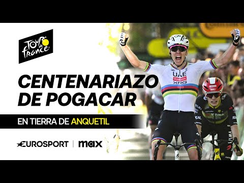 CENTENARIAZO DE TADEJ POGACAR | 4ª ETAPA TOUR DE FRANCIA 2025 | VÍDEO RESUMEN Y HIGHLIGHTS