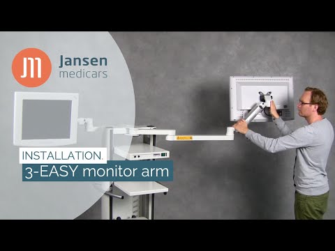 Installation instruction 3-EASY medical grade monitor arm