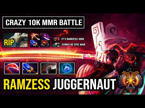 RAMZESS JUGGERNAUT IS BACK Desolator Slash Vs 7Min Madness Godlike Sven | EPIC 10K MMR Battle DotA 2