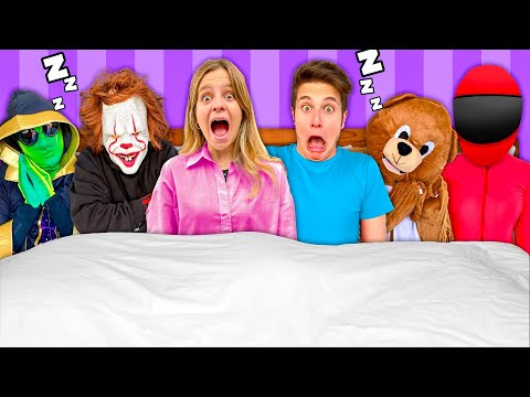 OUR CHARACTERS LIVE IN OUR HOUSE FOR 24 HOURS!!