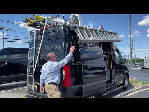 Sprinter Van Ladder Rack | Advantage Outfitters Demo