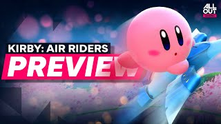 Colourful Racing CHAOS - Kirby Air Riders Hands-On Preview