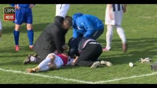 Futbolista muere por un pelotazo en pleno partido