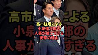 高市総理による小泉進次郎の人事が策士すぎる衝撃の理由