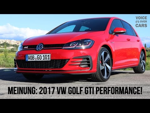 2017 VW Golf 7 GTI Performance 245PS Voice over Cars