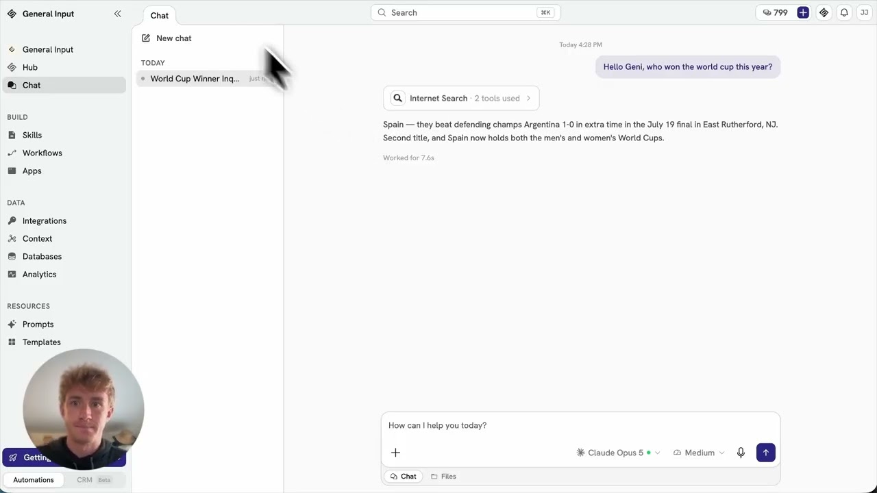 General Input Crash Course: Sign Up, Connect, Build a Workflow, Ship an App