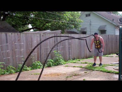 Battle Ropes Exercises &  Rola Bola Balance Board Exercises