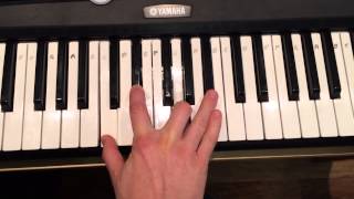 Easy Piano Chords - How To Play All Major, Minor, Dominant 7, Minor 7