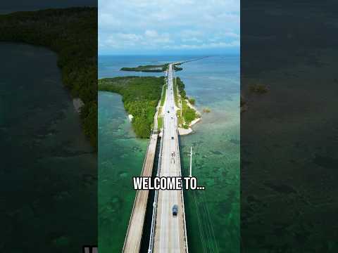 This is the historic 7-Mile Bridge, a must-see destination in Florida Keys.