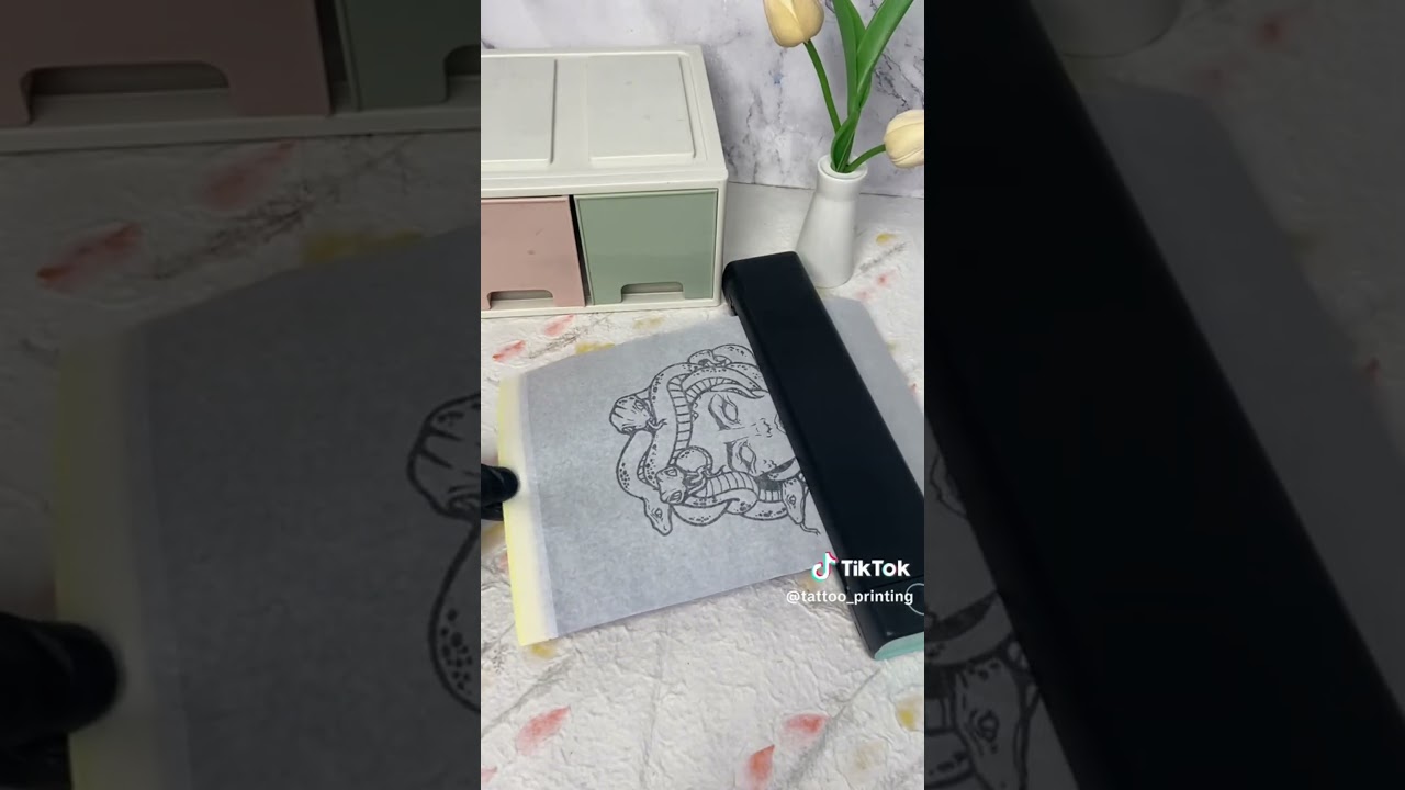 How to Use Tattoo Stencil Printer - Bluetooth