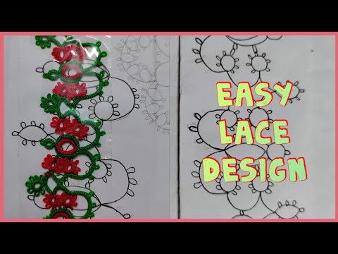 Shuttle Tatting | Easy Lace Design |
