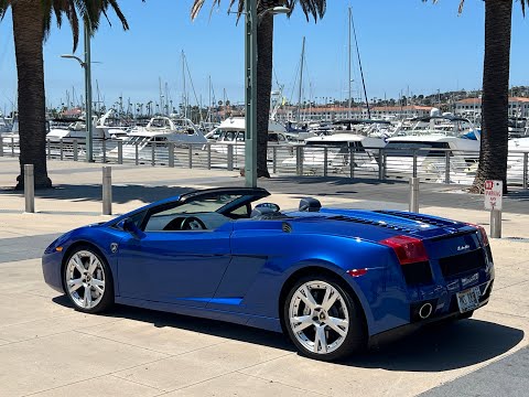 2007 Lamborghini Gallardo Spyder Convertible Top Operation