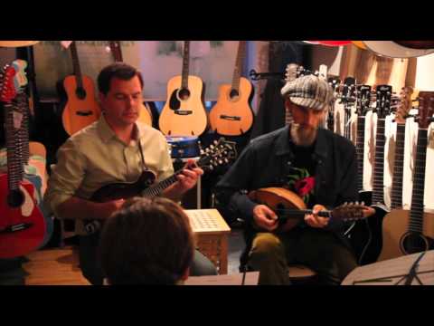 Brain Oberlin and Carlo Aonzo plays at american guitar shop berlin