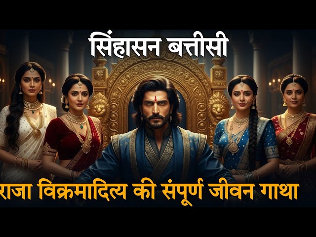 सिंहासन बत्तीसी : राजा विक्रमादित्य की सम्पूर्ण जीवन गाथा #hindistories SDDEFAULT Thumbnail