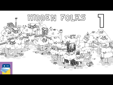 Hidden Folks: iOS iPad Air 2 Gameplay Walkthrough Part 1 (by Adriaan de Jongh)