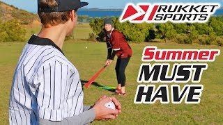 RUKKET SPORTS ⚽ Backyard Baseball & Kickball Set + Foldable Soccer Goal